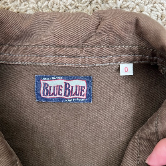 Blue Blue Japan Vintage 90s Brown Denim Jacket Made in Japan - Picture 3 of 7
